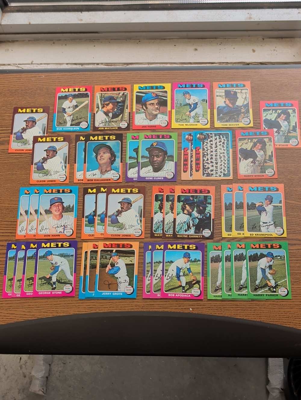 Vintage New York Mets Baseball Card Lot - Colorful Set